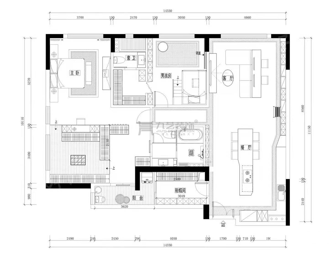 平面戶型圖方案